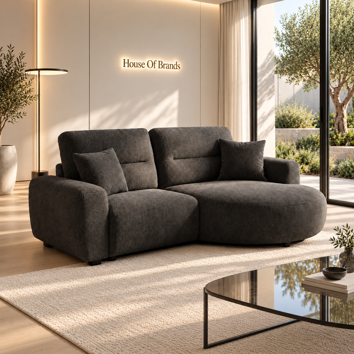 Denver Black Electric Recliner Right Hand