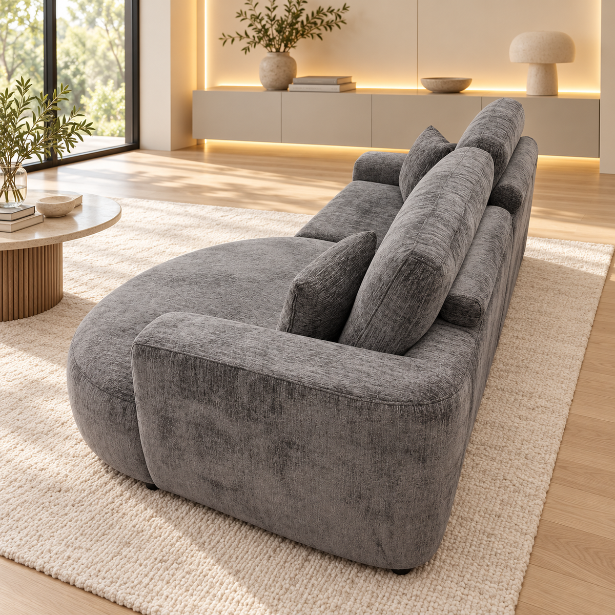 Denver Black Electric Recliner Right Hand