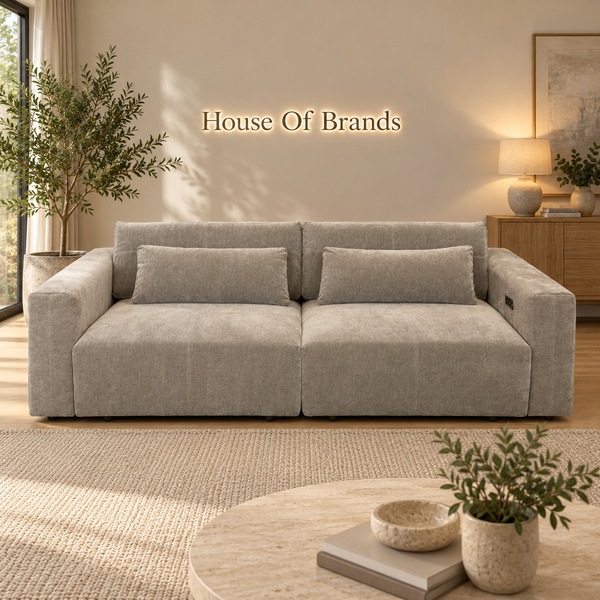 Prescott Beige Electric Sofa Bed