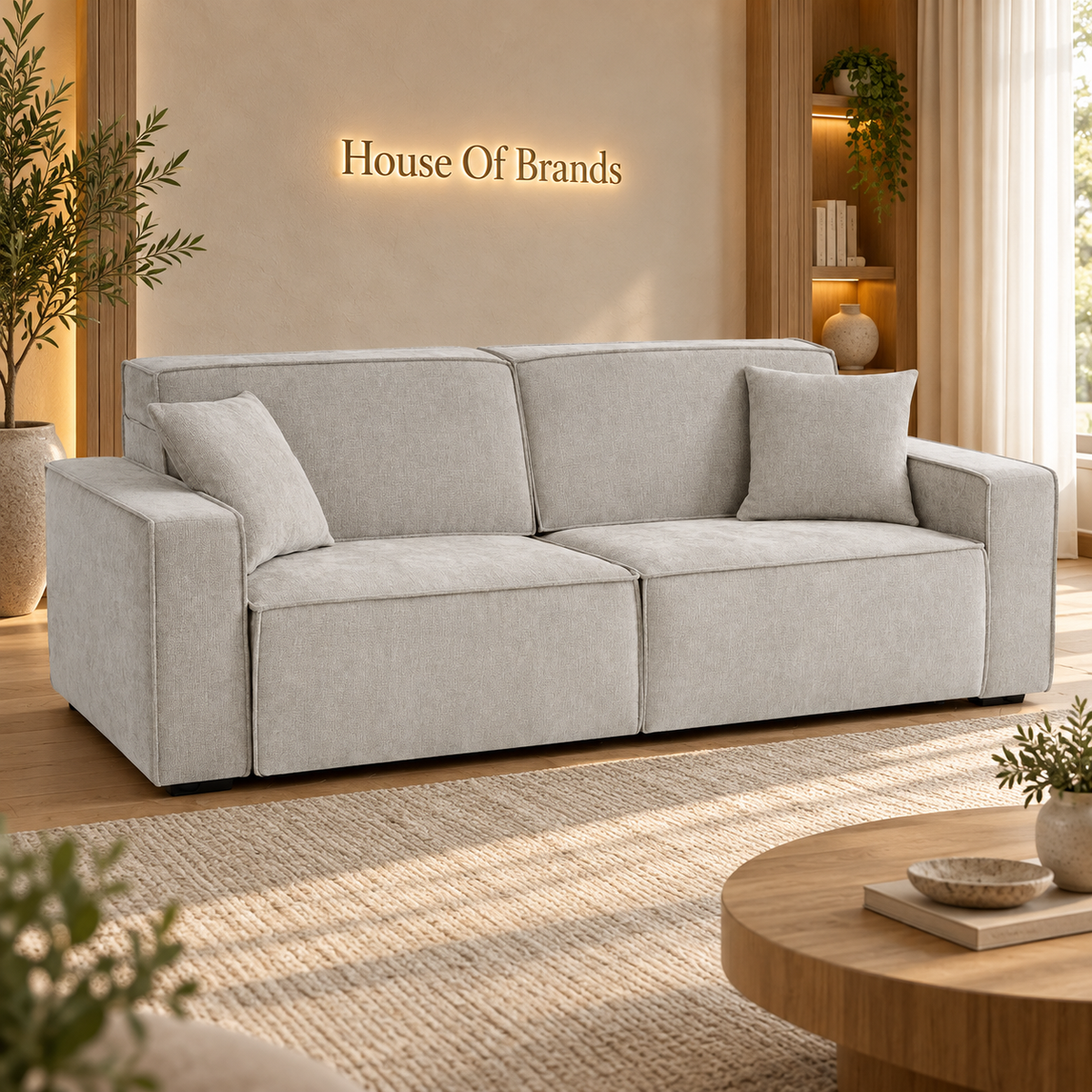 Houston Beige Electric Sofa Bed