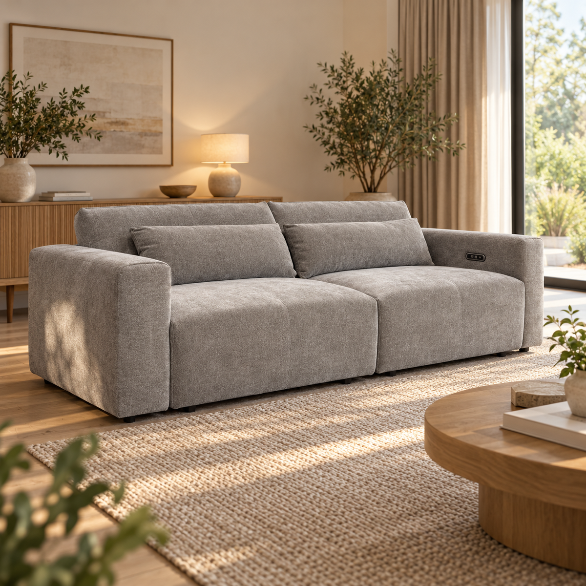Prescott Beige Electric Sofa Bed