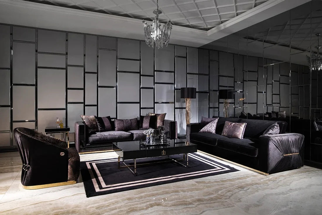 Belgrad Buckle 3 Seater Sofa