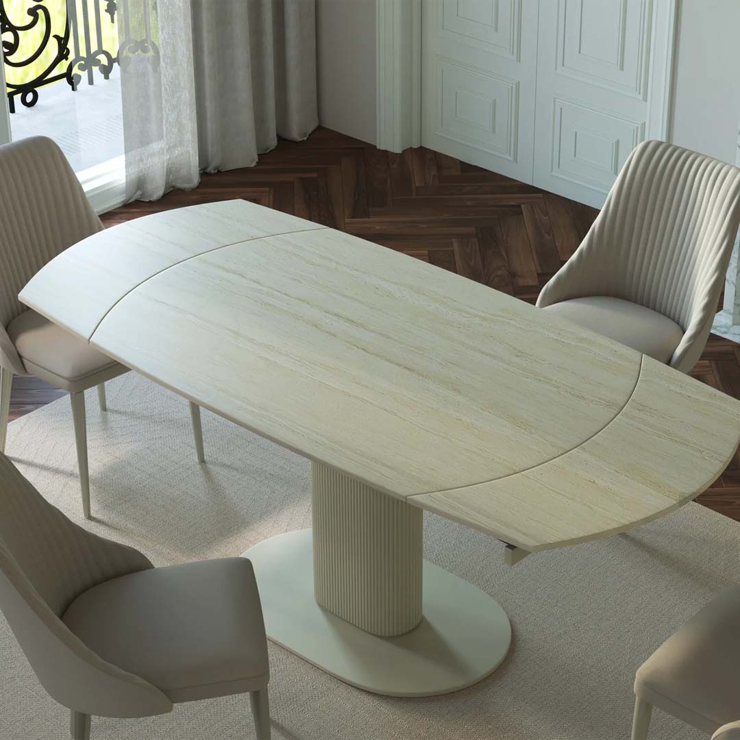 Belize Extendable Ceramic Dining Table – 130–190cm
