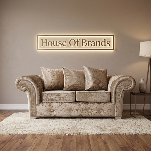 Bella Shimmer Velvet Sofa