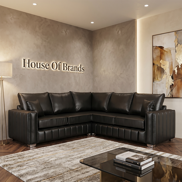 Beverly Corner Leather Sofa