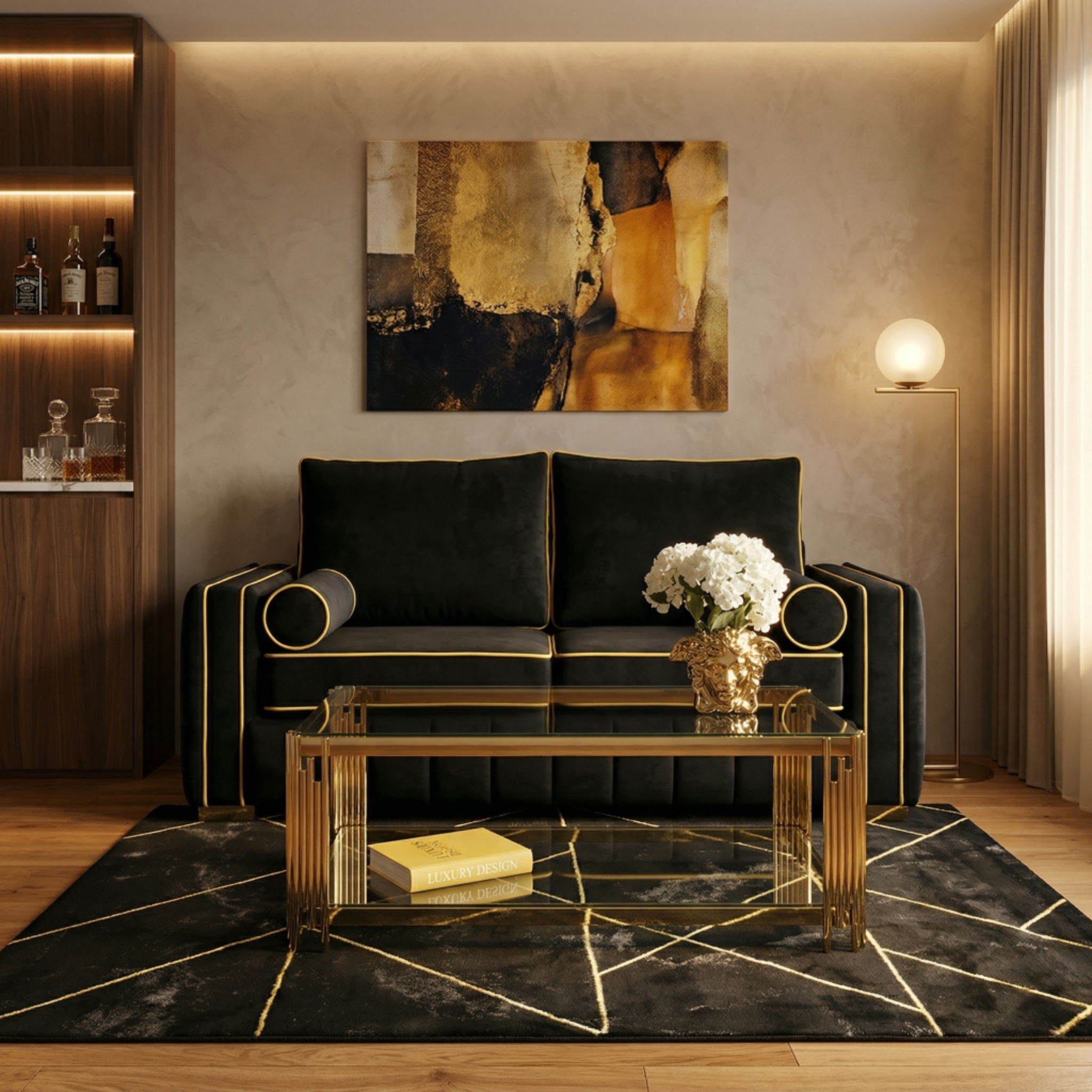 Beverly Velvet Sofa