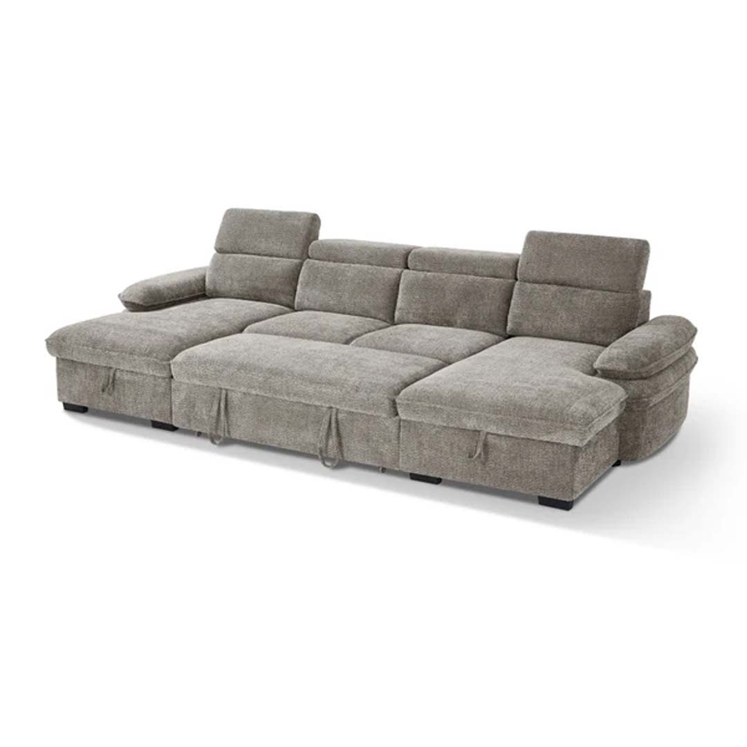 Billie Large U Shaped Sofa Bed with Lift Up Storage