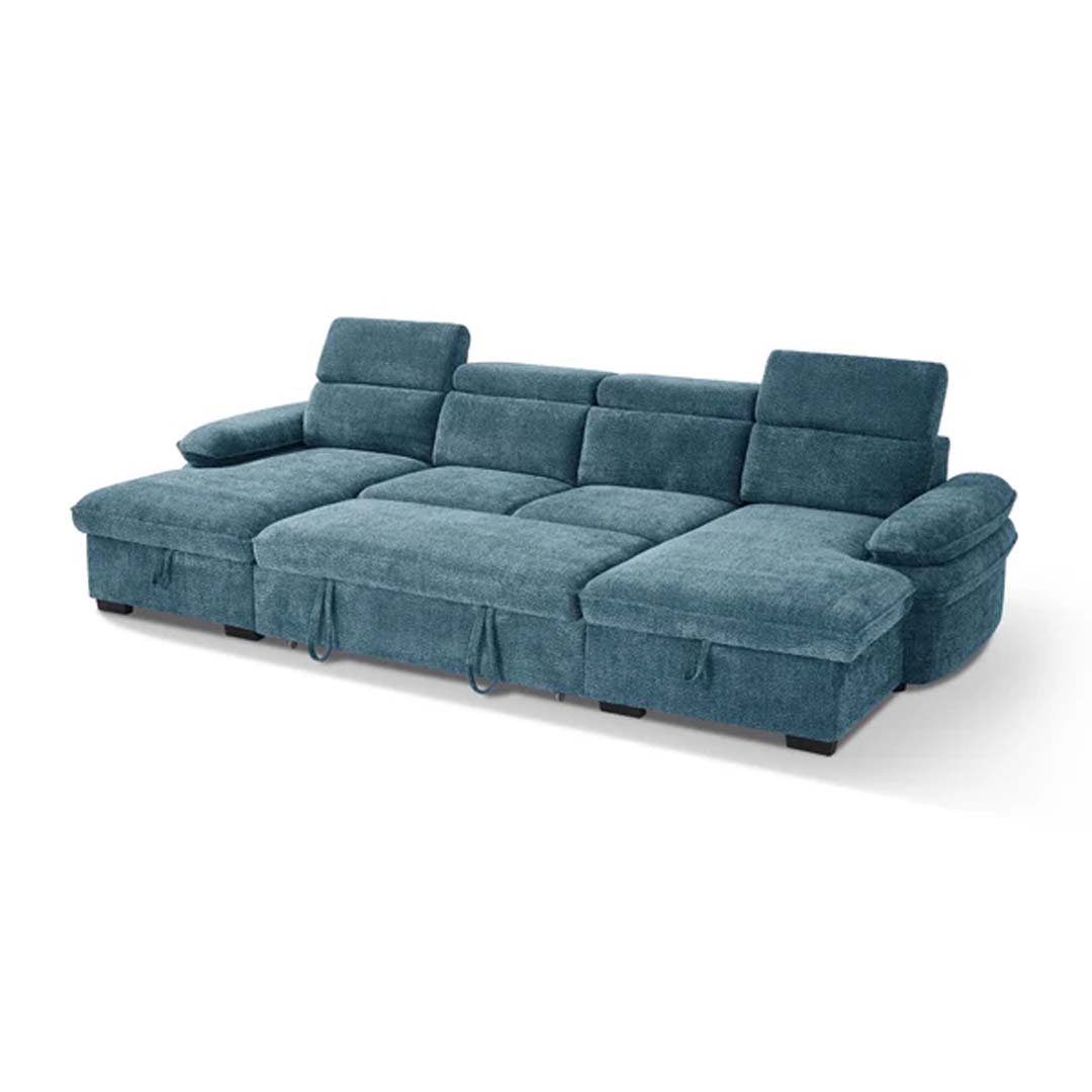 Billie Large U Shaped Sofa Bed with Lift Up Storage