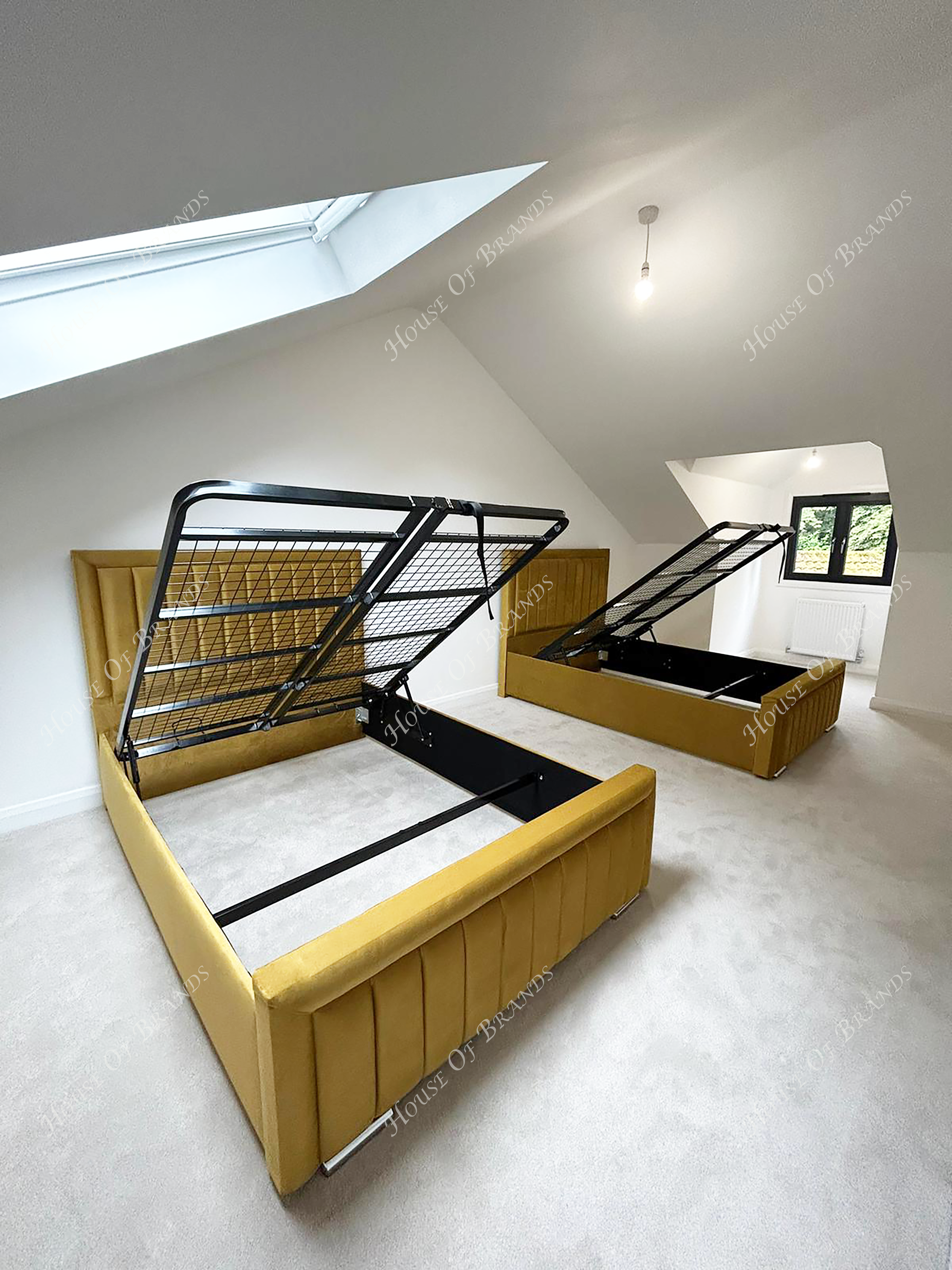 California Ottoman Storage Bed