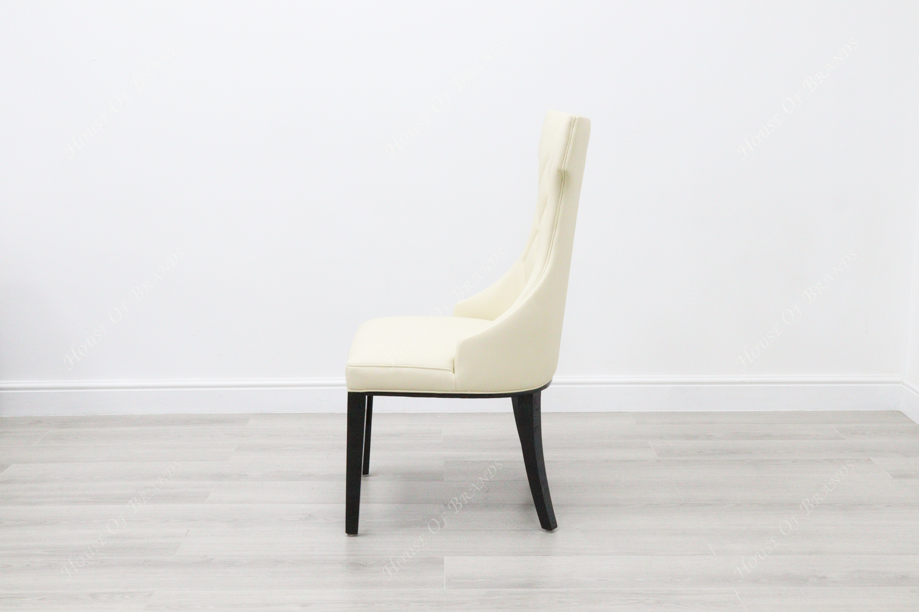 Mimi Cream Leather Chair