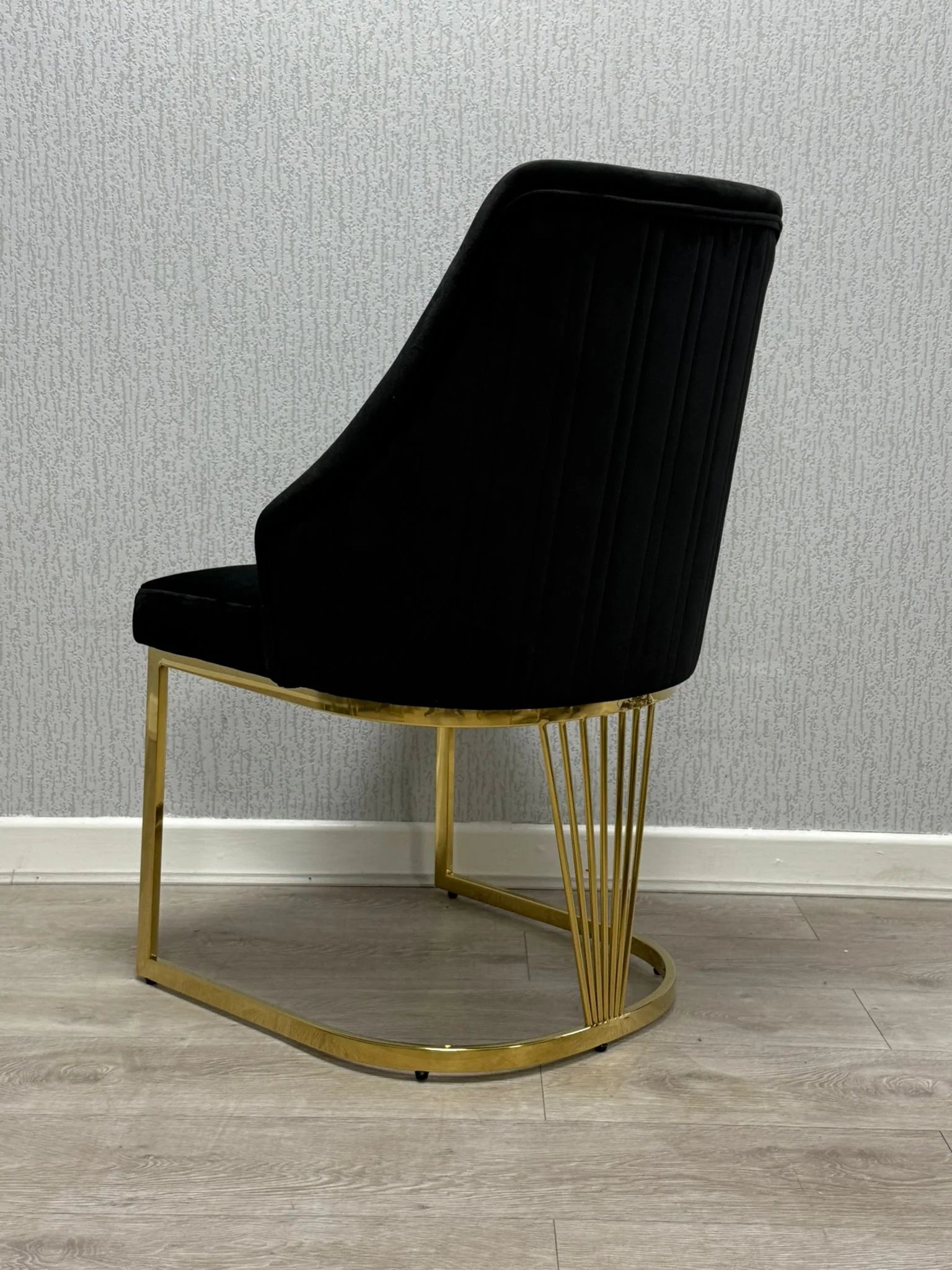 Carlton Black & Gold Dining Chair