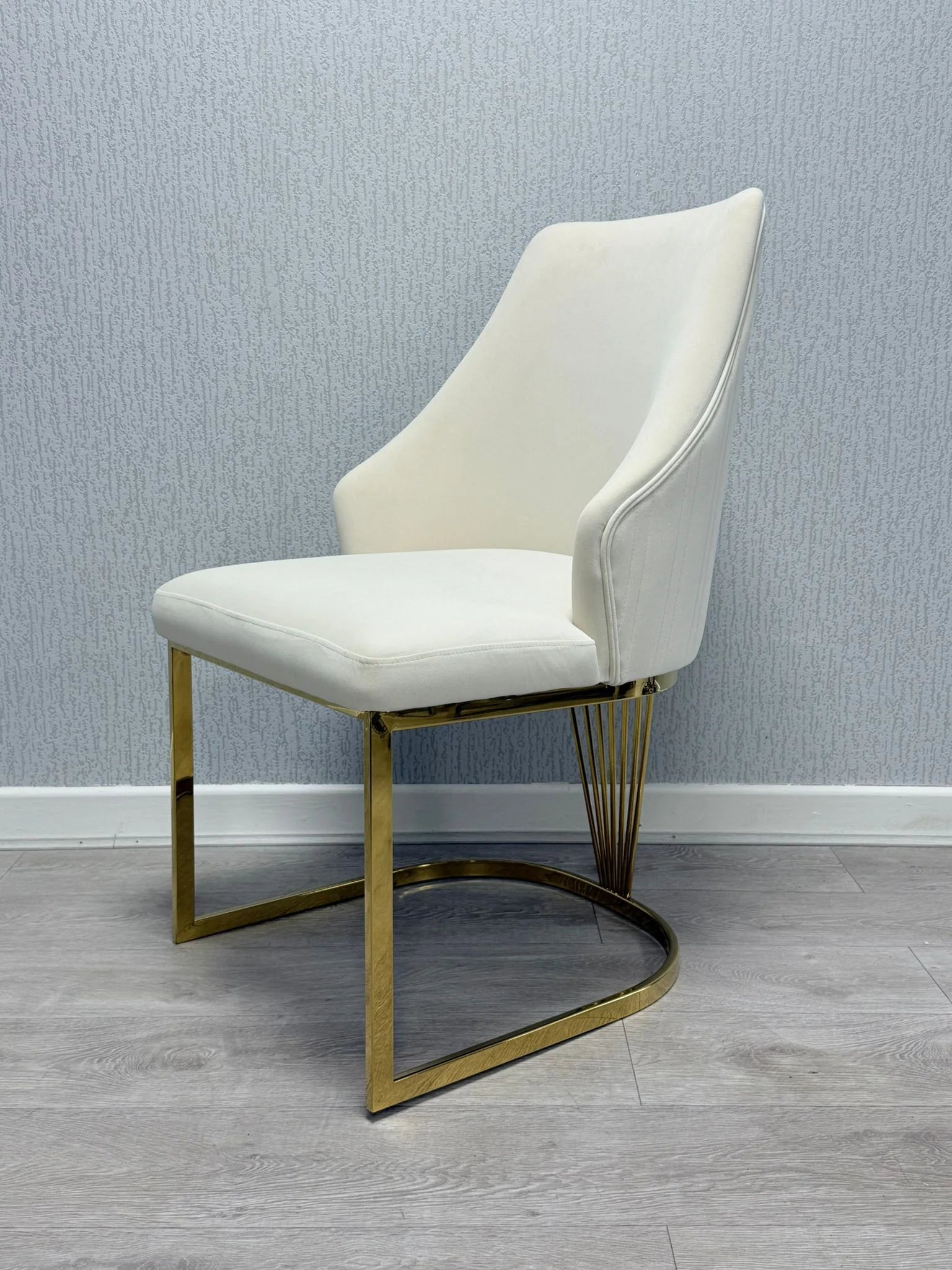 Carlton Cream & Gold Dining Chair