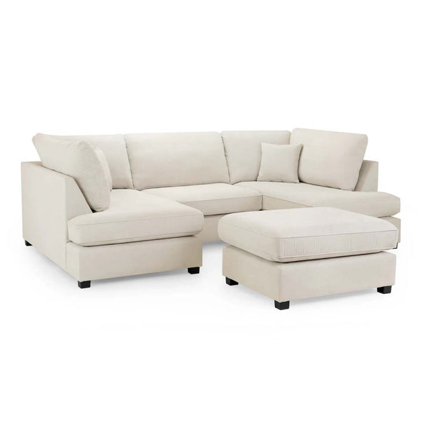 Carnaby Beige U Shape Corner Sofa