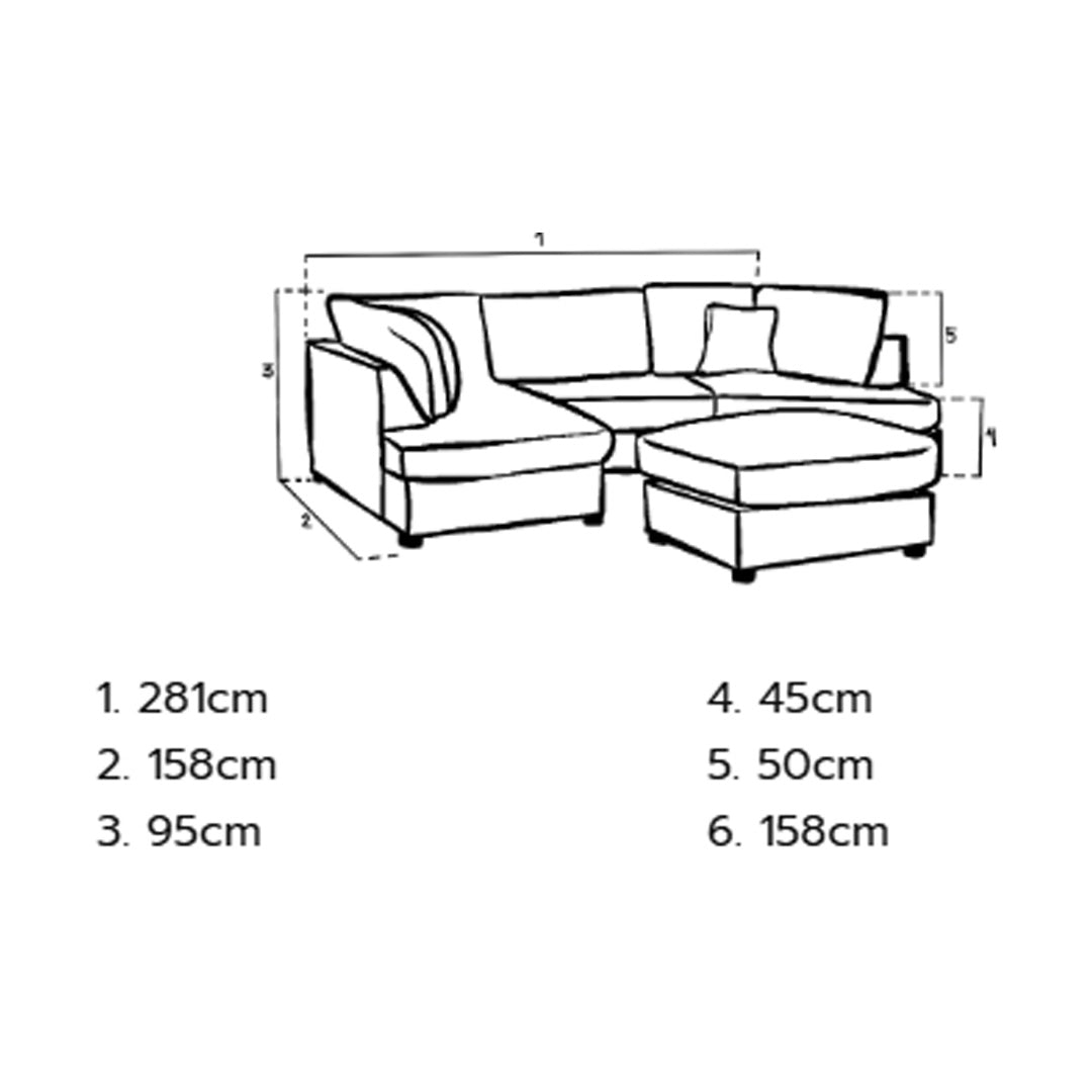 Carnaby U-Shape Corner Sofa