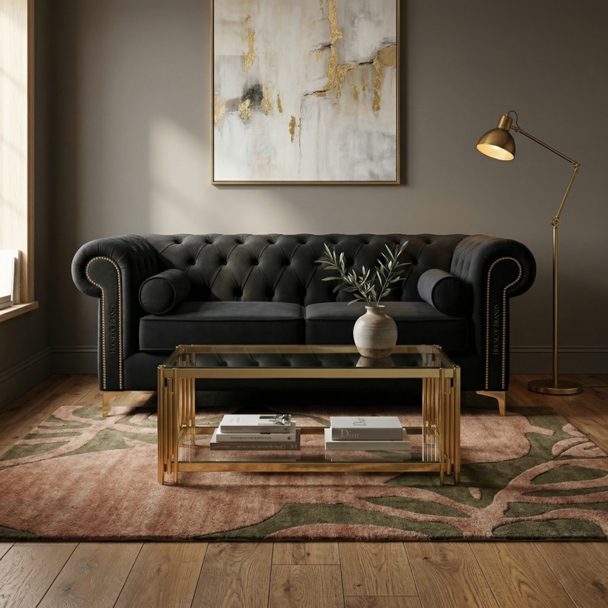Chesterfield Velvet Sofa
