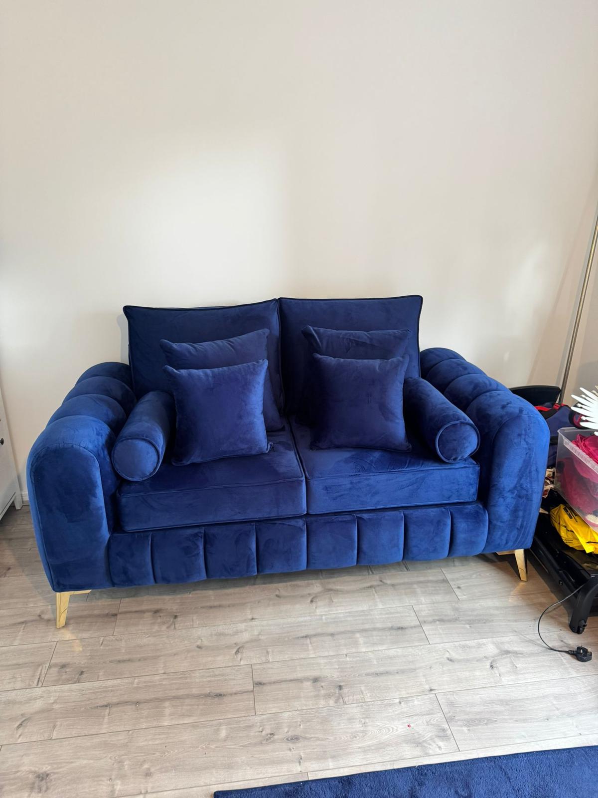 Cloud Haven Velvet Sofa