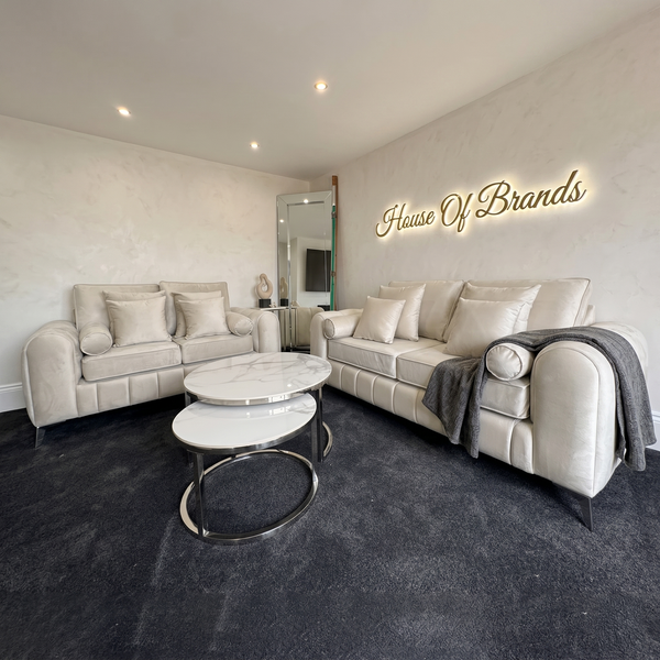 Cloud Haven Velvet Sofa