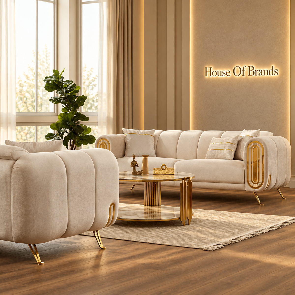 Gucci Luxury Velvet Sofa Set