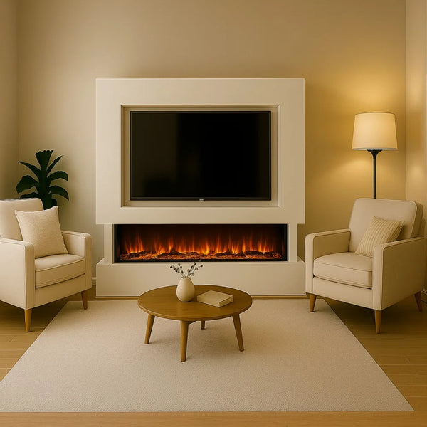 Hestia 1838 Electric Fire & Denver 1838 Media Wall Package