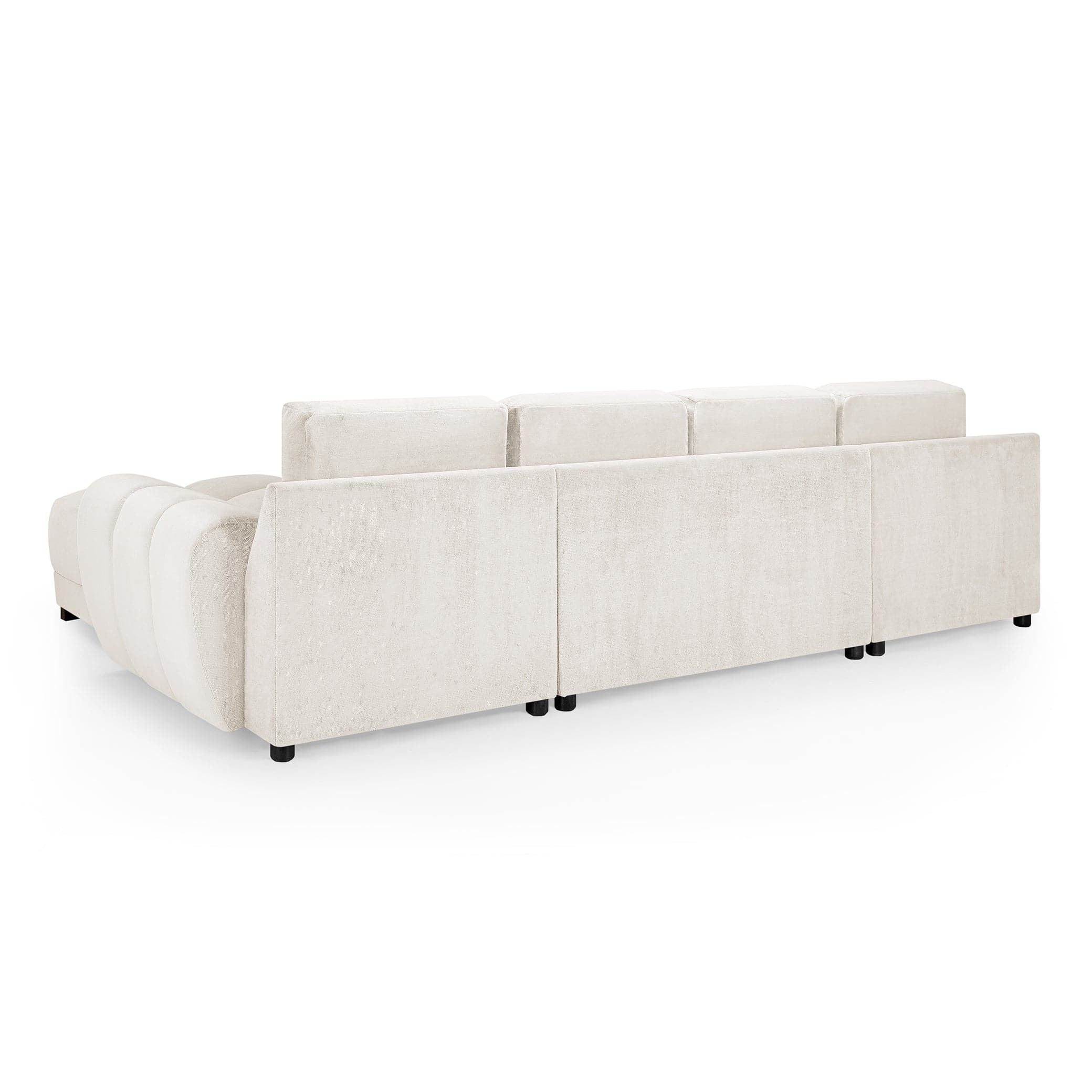 Devoke U Shape Corner Sofa in Cream