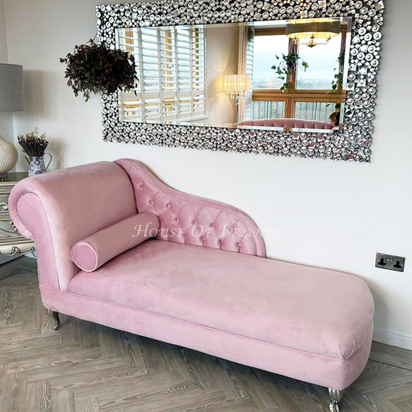 Fleur Velvet Bespoke Chaise lounge