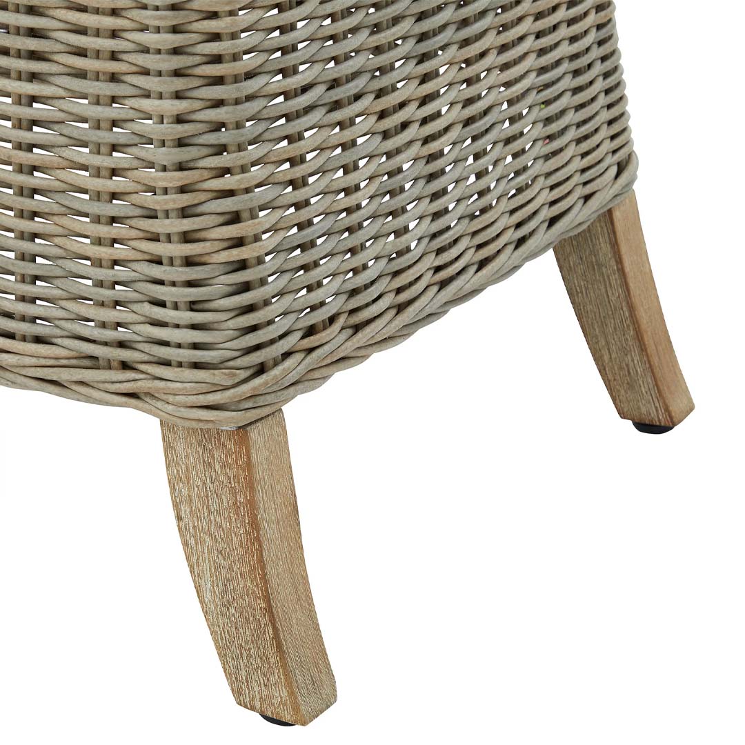 Elara High Back Rattan Garden Dining Chair