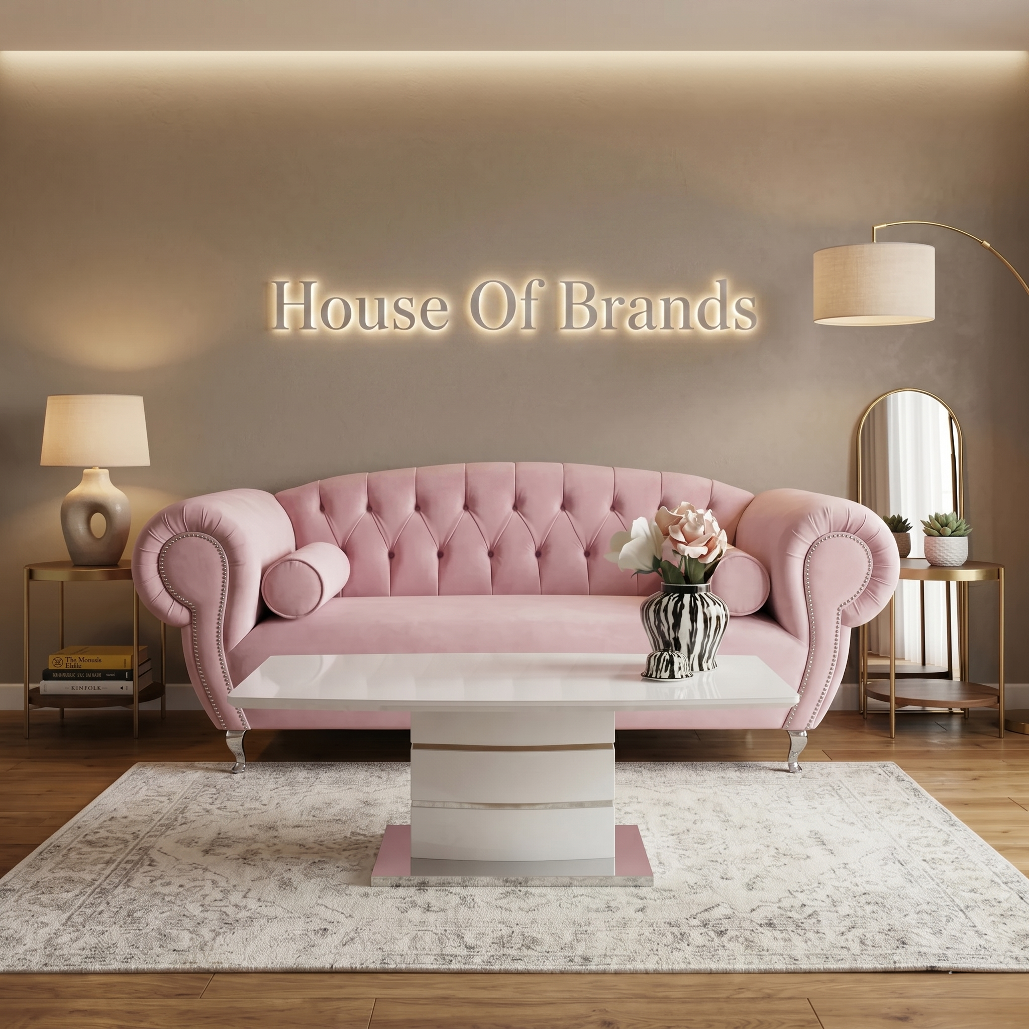 Fleur Velvet Sofa