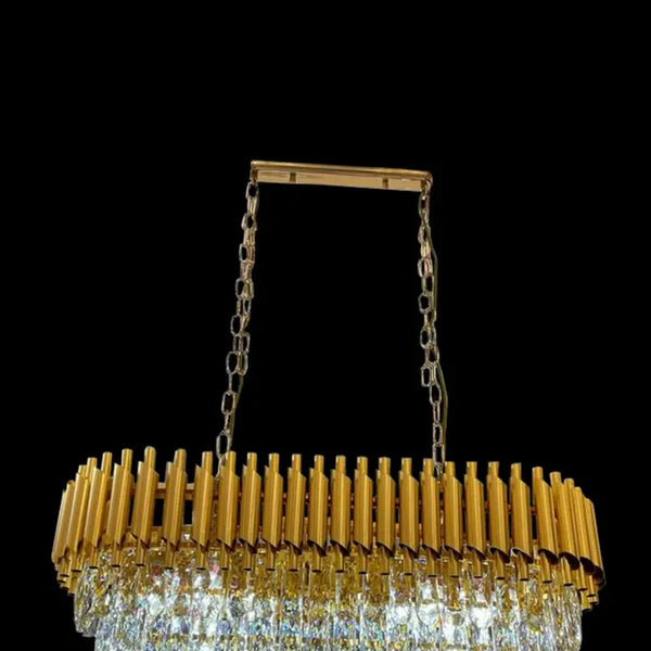 Gold Crystal Chandelier