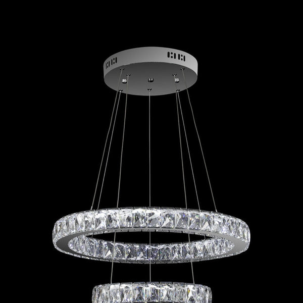 Crystal Ring Chandelier