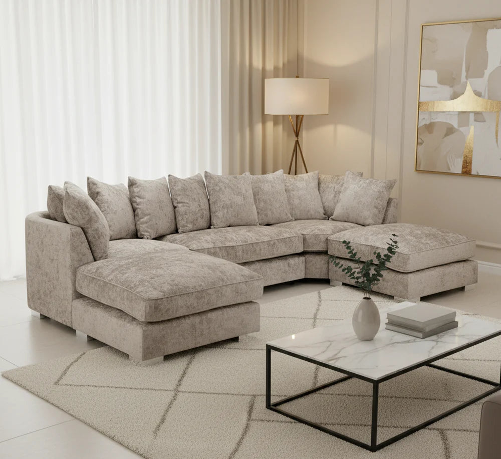 Shoreditch Scatterback U-Shape Corner Sofa