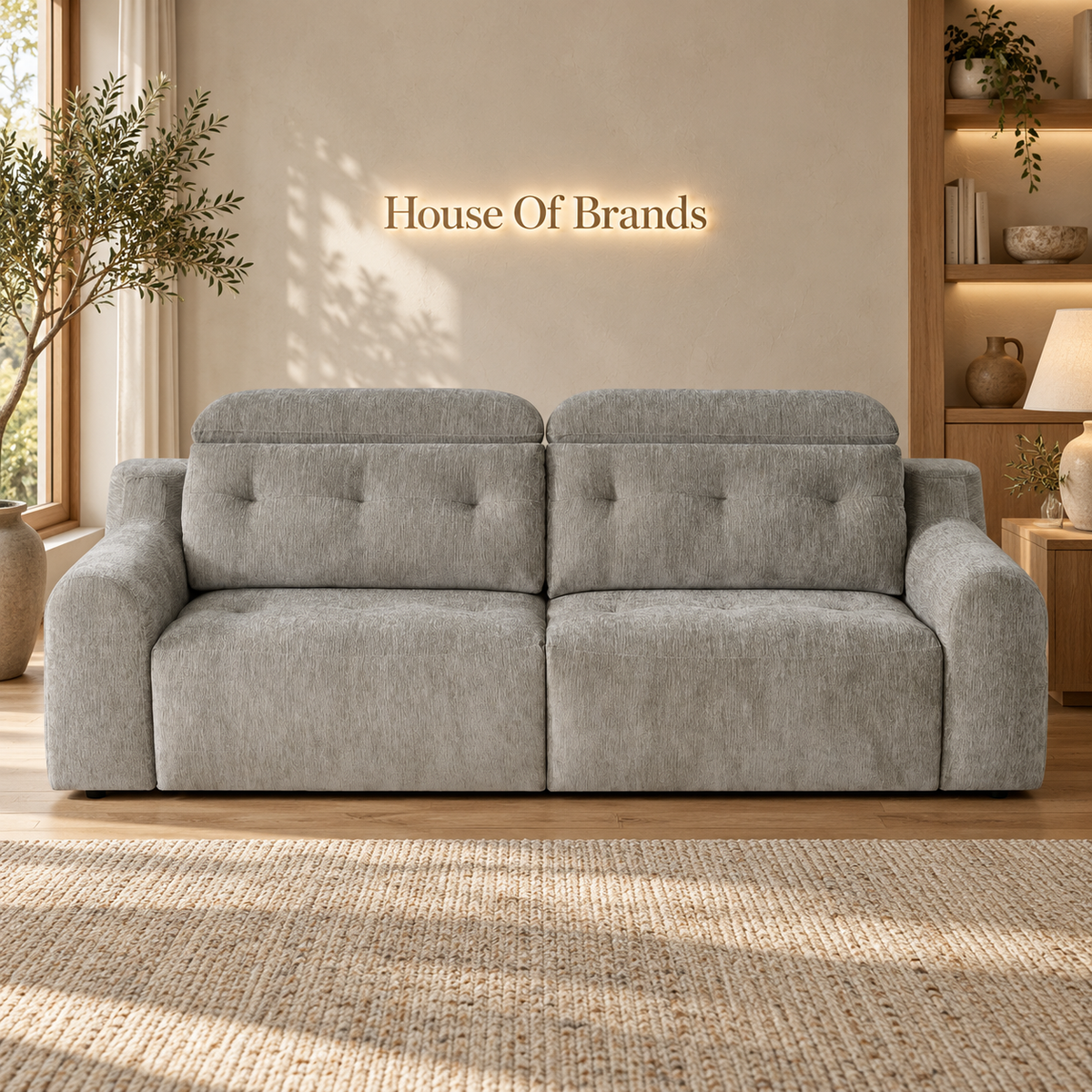 Harrison Grey Electric Sofa Bed