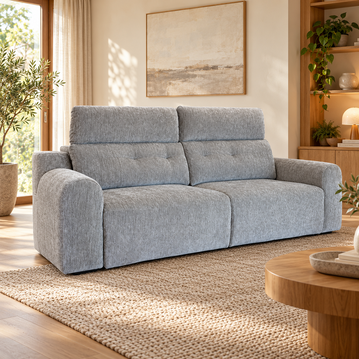 Harrison Grey Electric Sofa Bed