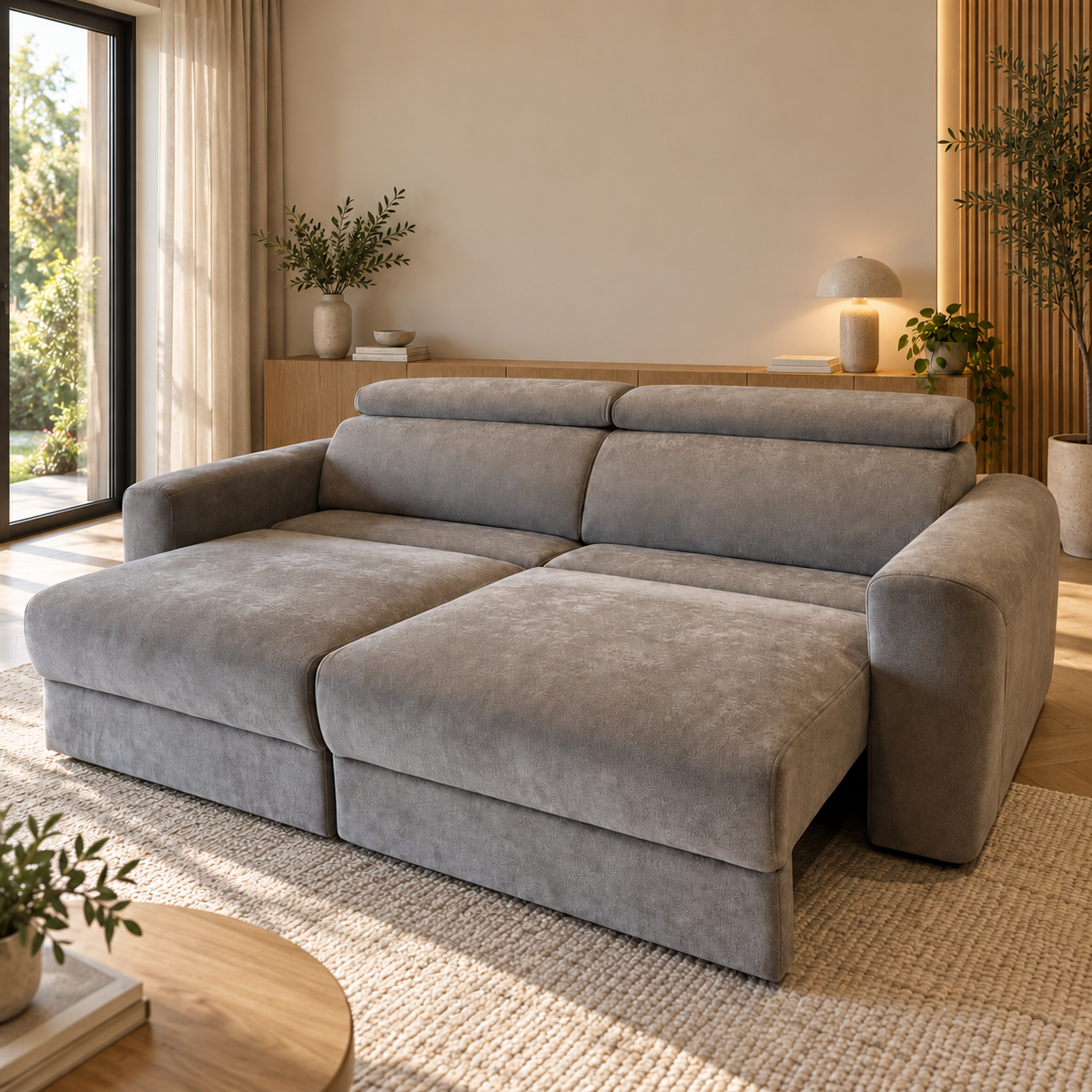 Dakota Grey Electric Sofa Bed