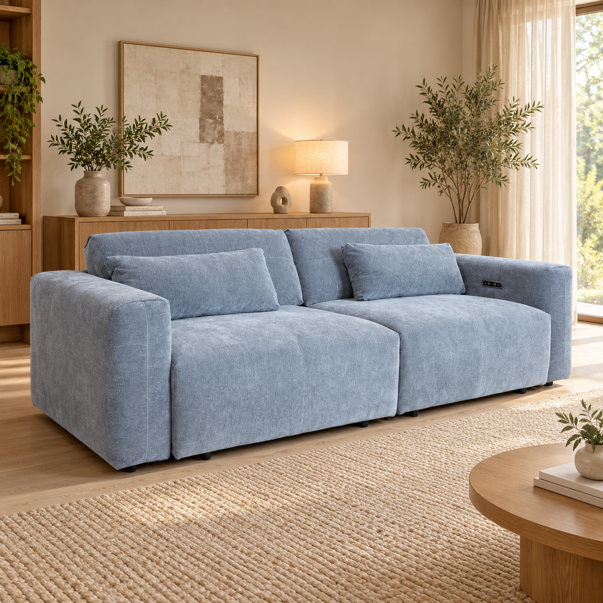 Prescott Grey Electric Sofa Bed