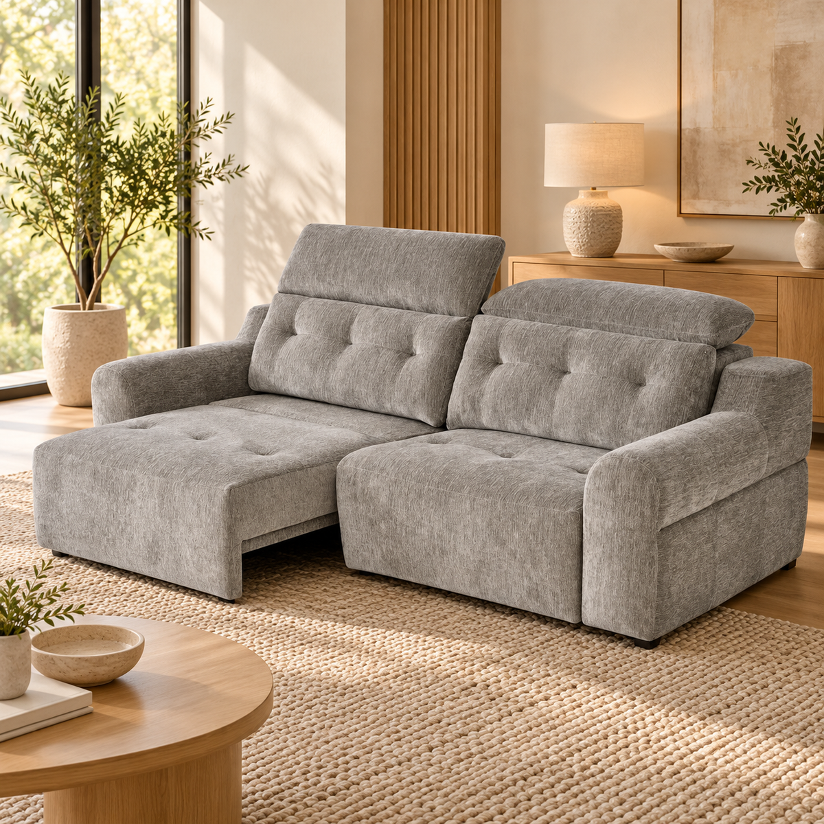Harrison Grey Electric Sofa Bed