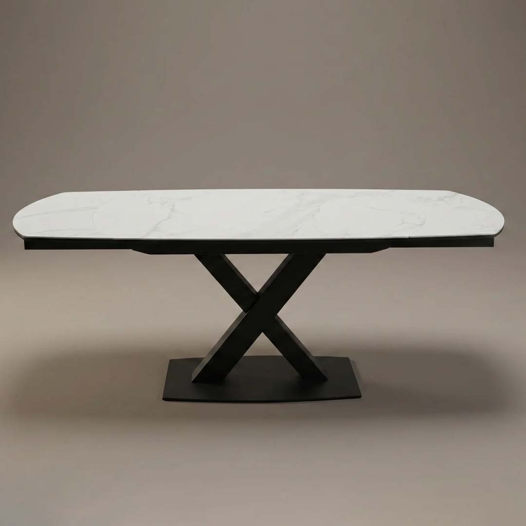 Helix Extendable Ceramic Dining Table – 130–190cm