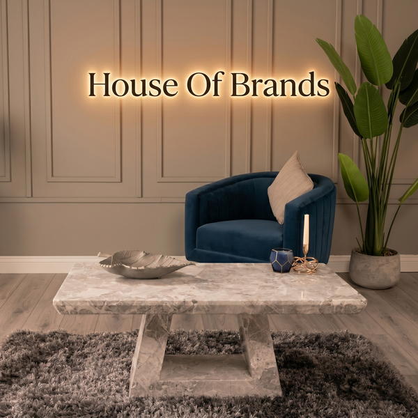 Hugo Grey Marble Coffee Table