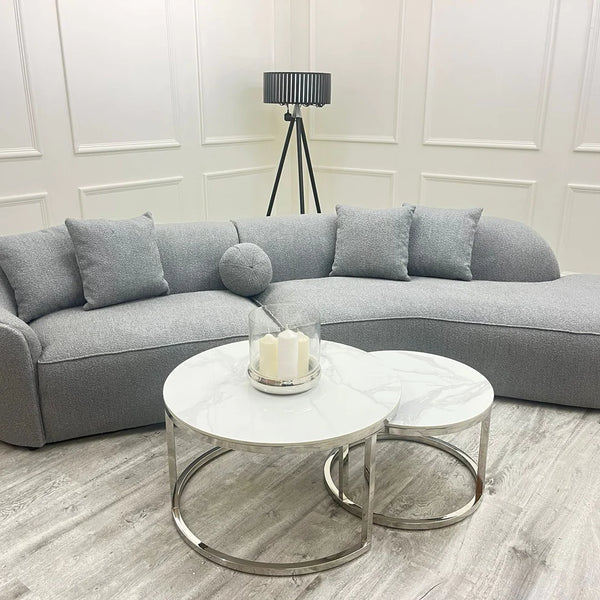 Silver Nest of Coffee Tables