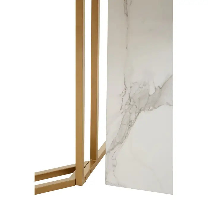 Vieste Rectangular Marble Dining Table