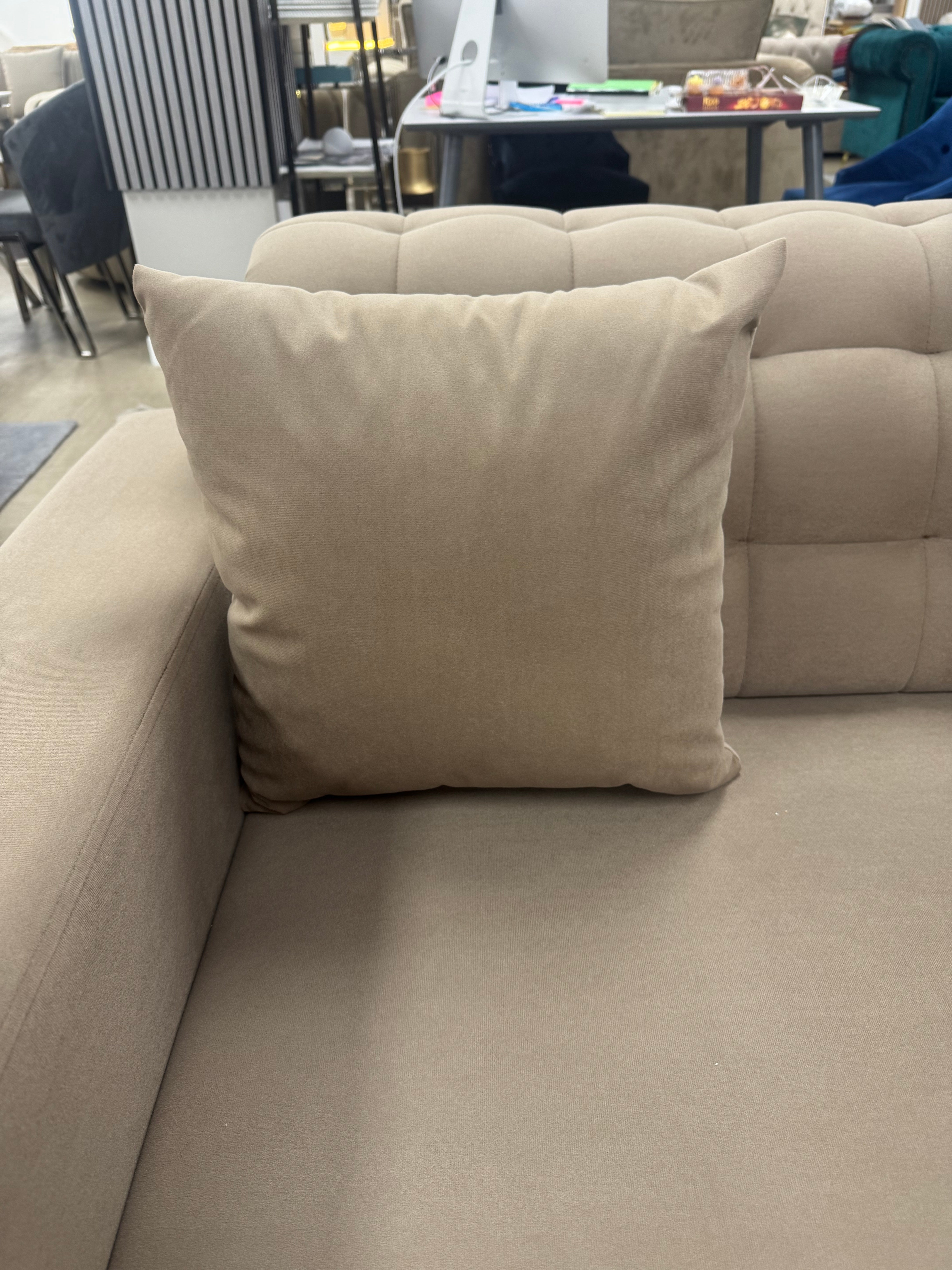 Madrid Mink & Gold Sofa Bed Set 3+2