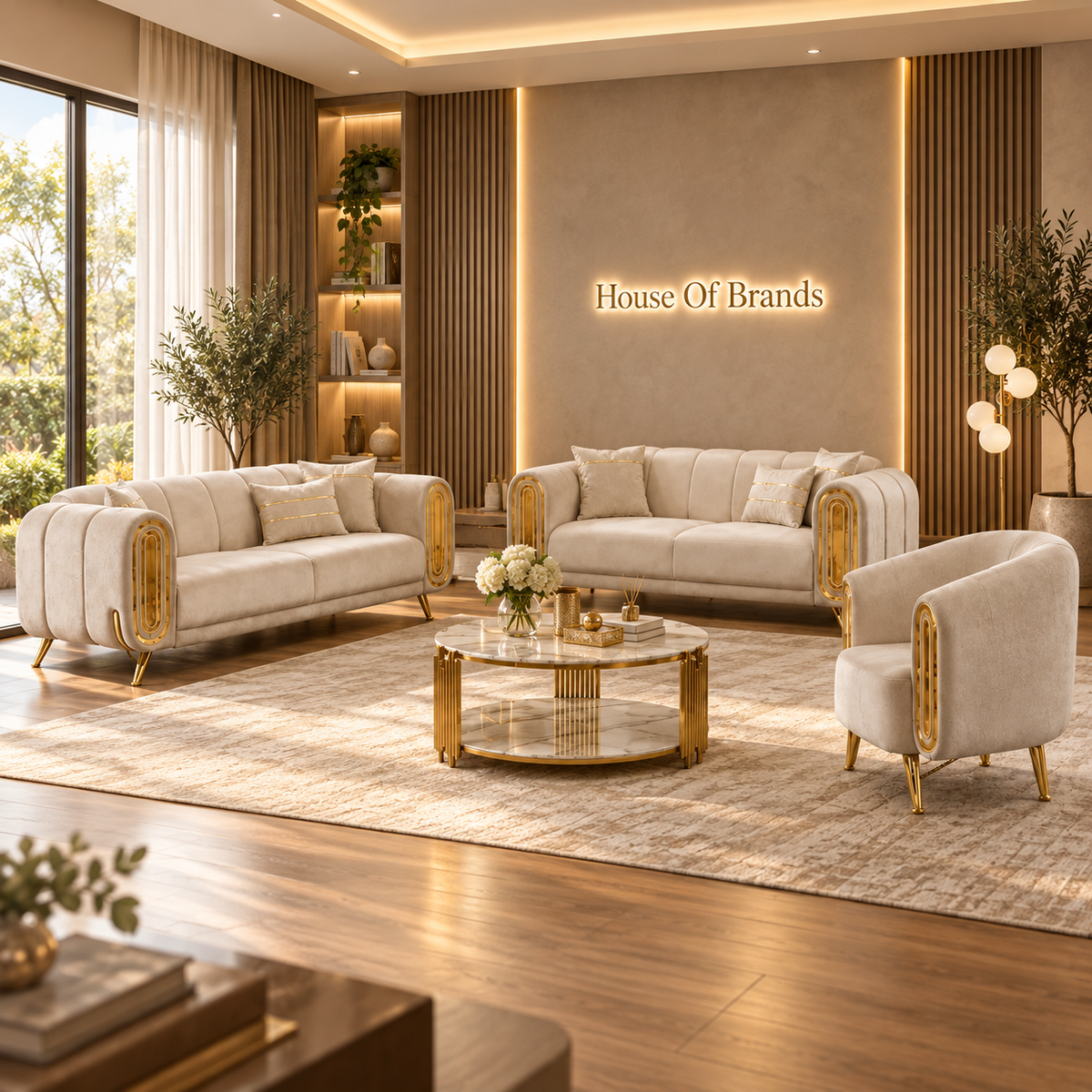 Gucci Luxury Velvet Sofa Set