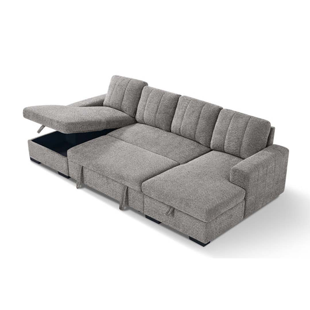 Jesse Large U Shaped Sofa Bed with Storage