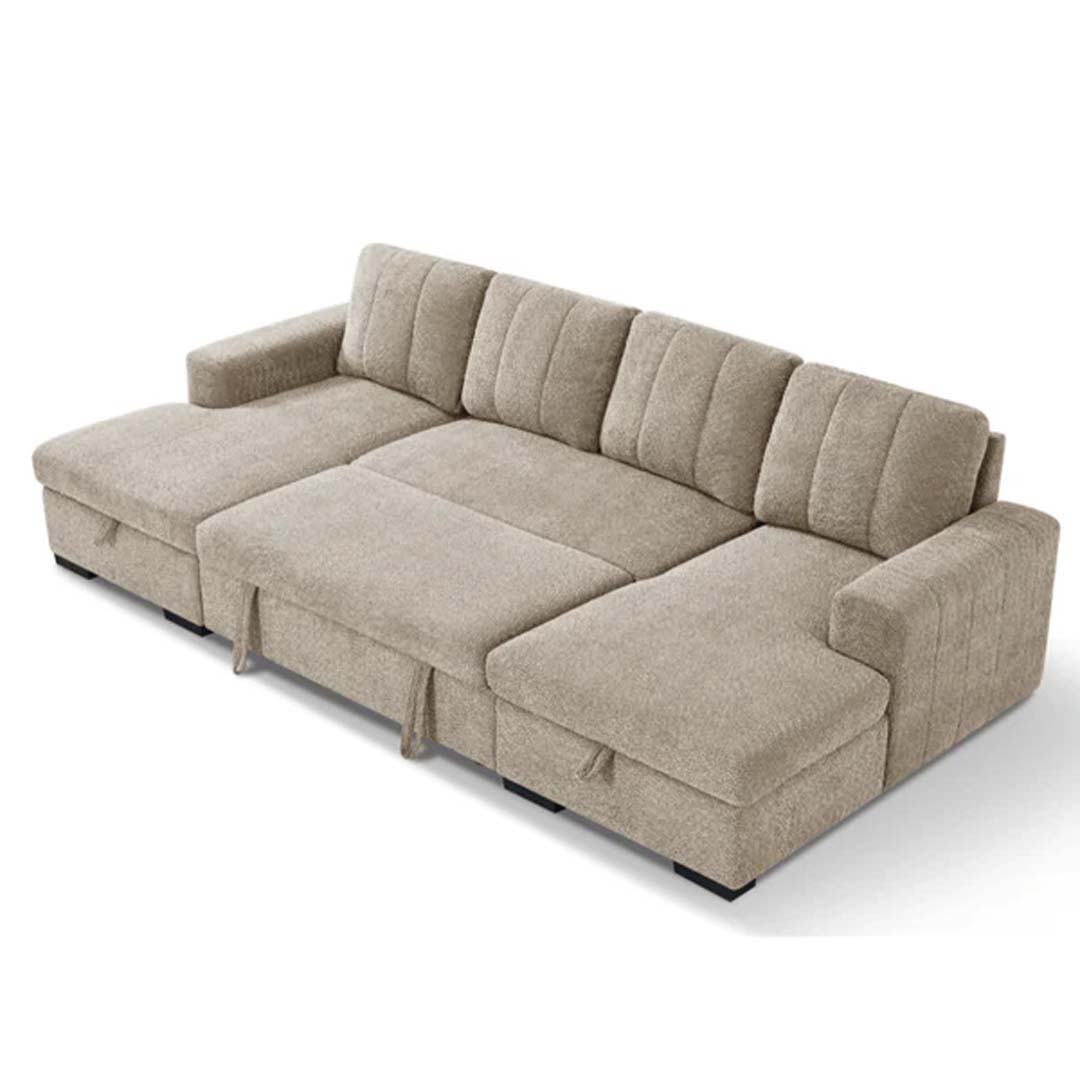 Jesse Large U Shaped Sofa Bed with Storage