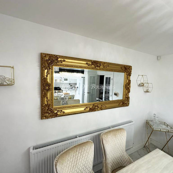 Lilly Gold French Ornate Mirror