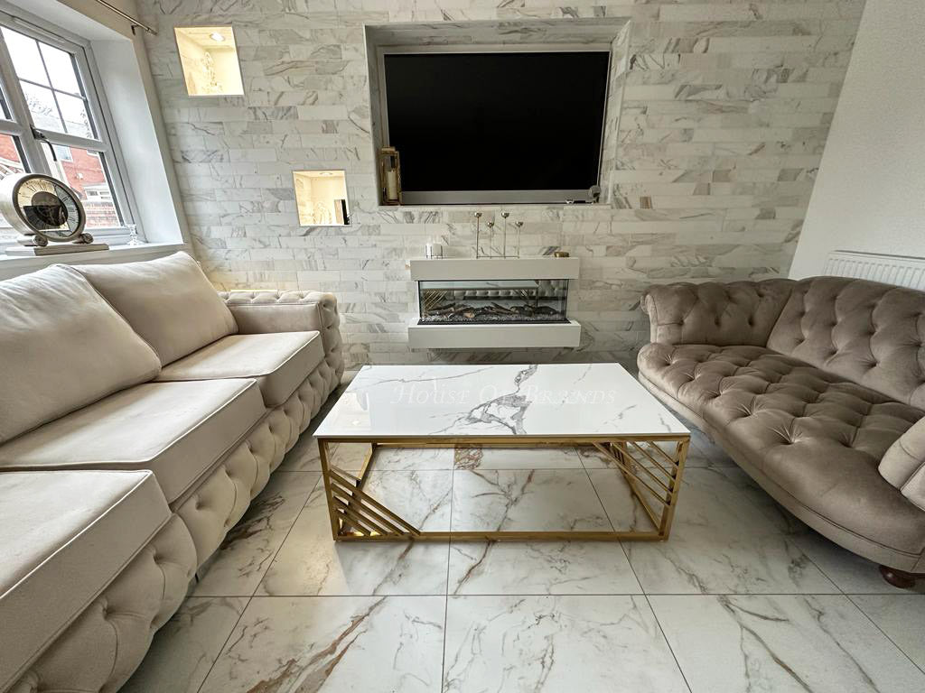 120cm Athens Sintered Stone Coffee Table