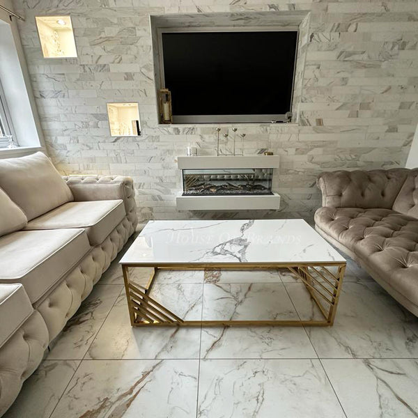120cm Athens Sintered Stone Coffee Table