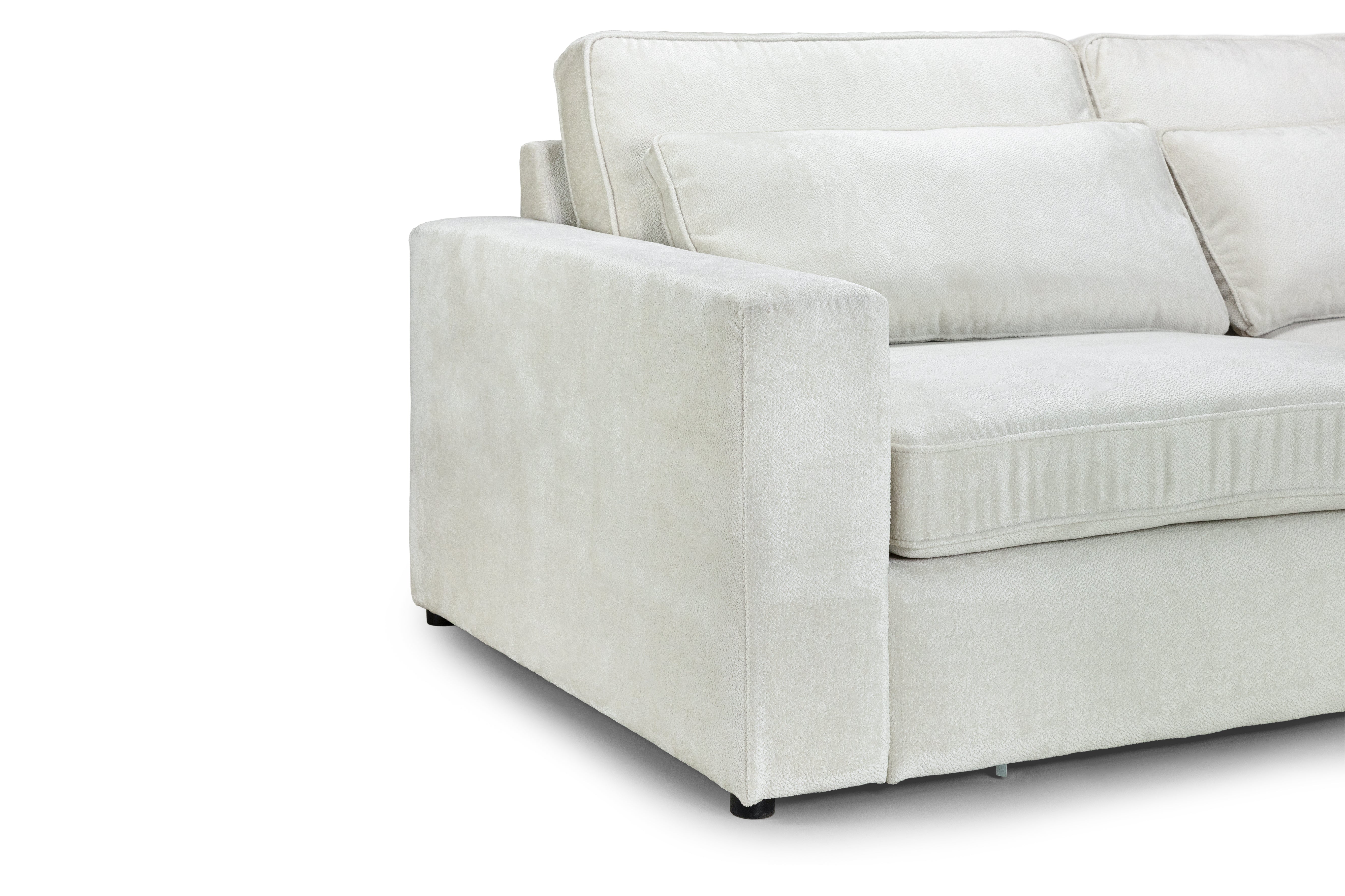 Kiana Modular Ivory Large 308cm x 308cm Corner Sofa