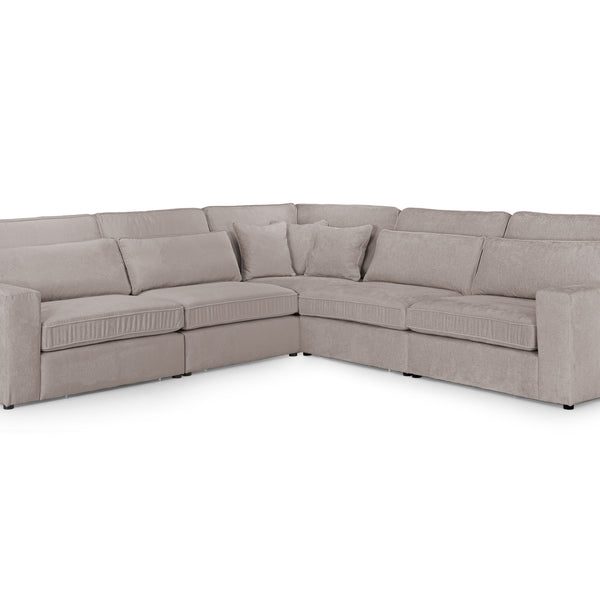 Kiana Modular Mocha Large 308cm x 308cm Corner Sofa