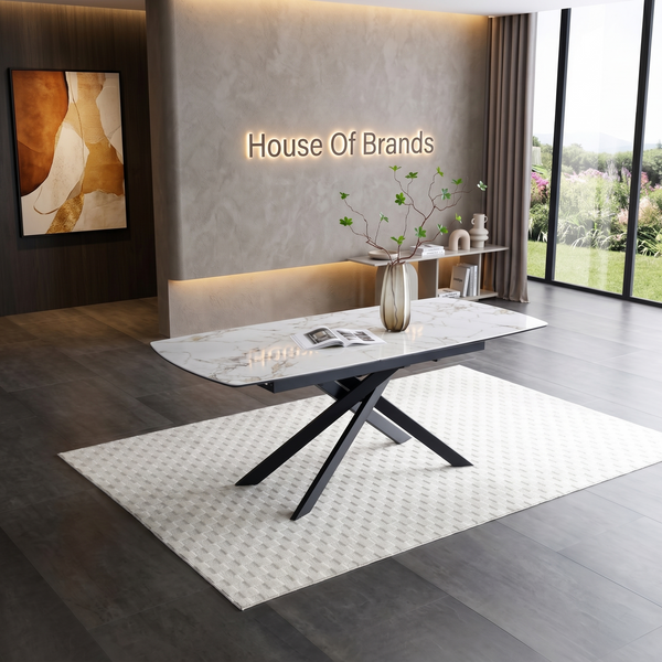 Luna Extendable Ceramic Dining Table