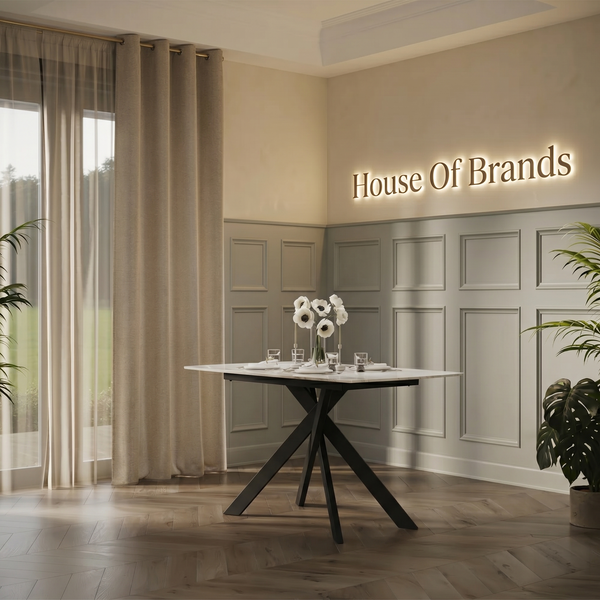Luna 135cm Ceramic Dining Table